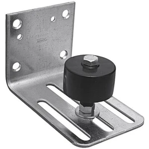 (1)-Galvanized Steel Up To 3 3/4" Thick Heavy-Duty Barn Door Stay Roller - Picture 1 of 1