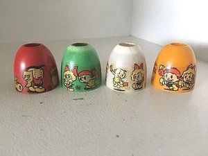 Vtg Scrappy Cartoon Christmas String Light Covers Celluloid GE 1930s RARE! - Picture 1 of 3