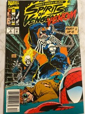 Ghost Rider and Blaze, Spirits of Vengeance #5, Marvel Comics, Comic Book, 1992