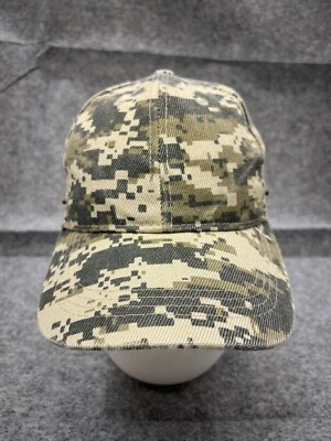 Gorra de camuflaje digital con correa trasera adulto talla única verde beige 100 % acrílico Foto 1 de 4