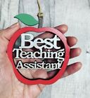Best Teaching Assistant Apple Decoration, Best Teacher Gift, Teacher Gift