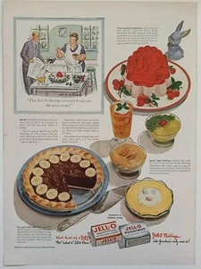 Anuncio impreso gelatina vintage 1946.  Anuncio impreso posterior a la Segunda Guerra Mundial. - Imagen 1 de 1