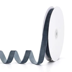 Dark Dusty Blue Velvet Ribbon 5/8" x 20YdGreat for Gift WrappingHair Bows Mak... - Picture 1 of 7