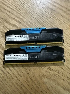 PNY ANARCHY 2x8GB DDR4 DIMM 2400 C15-15-15 1.2V (8GBF2X04JEEE36-12-K-HAB) - Picture 1 of 4