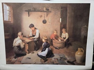 Harry Brooker 'The Young Carpenters' print - Picture 1 of 1