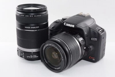[Exc+3/14348shots]Canon EOS Kiss X3 Double Zoom Kit From JAPAN #s18197 - Image 1 of 4