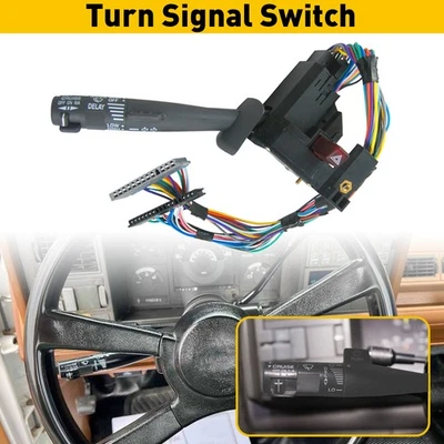 For GMC Chevrolet C1500 K1500 C2500 K2500 C3500 1995-1999 Turn Signal Switch USA - Image 1 of 4