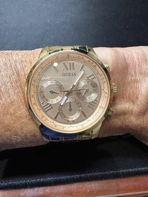 Guess Women’s Rose Gold U0330L2 Watch - Image 1 of 4