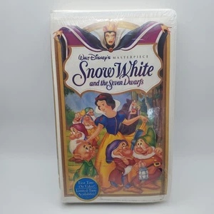 Schneewittchen und die sieben Zwerge (VHS, 1994) Disney, NEU, VERSIEGELT *siehe Fotos* - Bild 1 von 7
