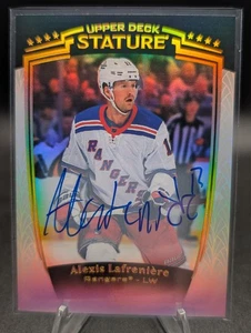 2024-25 UD Stature Hockey Alexis Lafreniere On Card Auto #24 - Picture 1 of 2