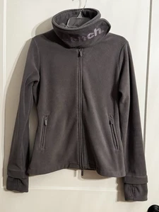 Bench Damen Full Zip Trichterkragen grau tailliert Gr. XL Jacke Winter Ski Gorpcore - Bild 1 von 15