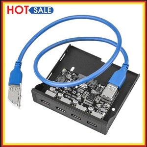 PCI-E 1X zu USB 3.0 PC-Frontplatte 4 Ports USB PCIe HUB mit PCI Express Riser - Bild 1 von 8
