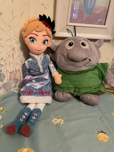 Disney Frozen Anna Muñeca de Peluche Olaf's Frozen Adventure Navidad y Frozen Troll - Imagen 1 de 6