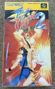 Capcom Final Fight 2 Box And Manual Super Famicom Software Japan\tz2 - Picture 1 of 6