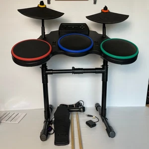 Guitar Hero Wireless Drum Set Kit PlayStation 3 PS3 WITH DONGLE & Pedal & Mic - Picture 1 of 11