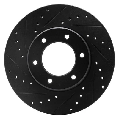 For Toyota T100 93-98 Brake Rotor DFC Premium Drilled & Slotted Front Driver - Imagem 1 de 4