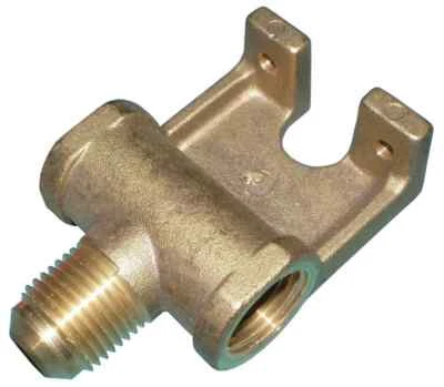 CHARMGLOW gas grill Brass T valve manifold MCM # 38300 - Image 1 of 3