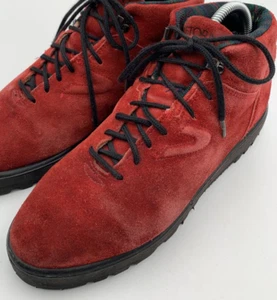 Tretorn Damen Wanderschuhe Gr. 10 B Vintage High Top Comfort Sneaker Rot Wildleder - Bild 1 von 15