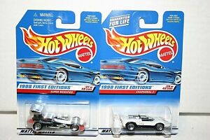 Hot Wheels 1998 First Editions Super Modified # 664 / Chaparral 2 # 669 lot (2) 