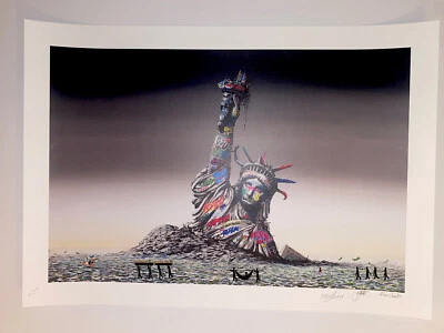 Roamcouch Jeff Gillette Forever Slaves Print S/N COA Not Banksy Whatson Sold Out - Image 1 of 4