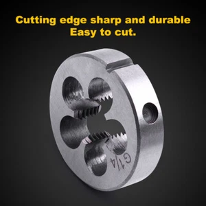 1 pc HSS Threading Die Hole Diameter G1/4,inch For Water Pipe Screw Thread - Picture 1 of 4