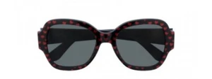 Saint Laurent black / Red Heart Pattern Plastic Frame Sunglasses - Picture 1 of 11