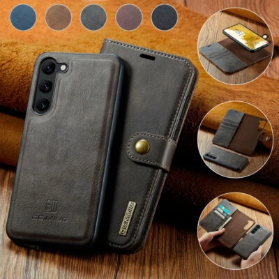 For Samsung Galaxy A15/A35/A55 Removable Leather Wallet Case Card Flip Cover - Image 1 of 4