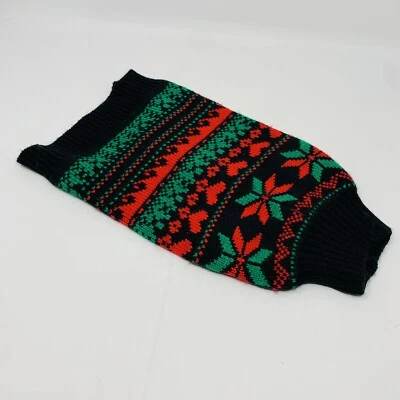 Dog Sweater Zack & Zoey Knitted Christmas Fair Isle Winter Coat Dog Puppy Small - Imagem 1 de 4