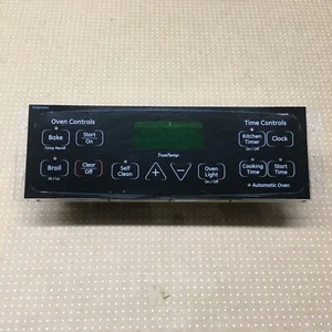 Placa de control genuina para horno de cocina GE WB27X45466 con placa frontal WB27T11005 - PROBADA - Imagen 1 de 3