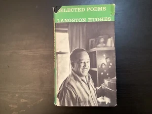 Vtg. 1983 Selected Poems of Langston Hughes, Illustrated Hardcover Knopf HCDJ - Picture 1 of 24