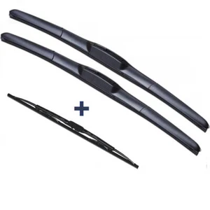 Braumach Front Rear Wiper Blades HYBRID for Ford Econovan JG JH 1990-2006 - Picture 1 of 7