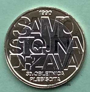 Slowenien 3 Euro 2020 Referendum Unabhängigkeit Sondermünze Euromünze coin - Bild 1 von 2