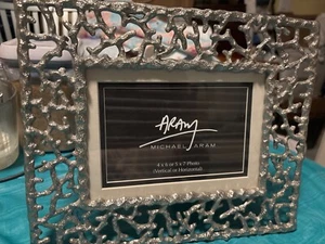 Michael Aram Ocean Reef Silver Plate Picture Frame - Picture 1 of 3