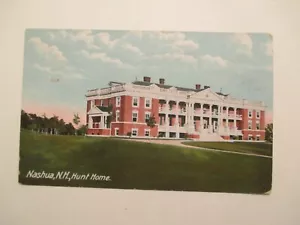 Nashua New Hampshire Postcard Hunt Home 1909 NH - Picture 1 of 2