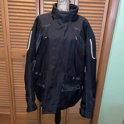 Nitro Men's Biker Jacket Black Dura Guard Fabric CE Pads - Size XXL - Image 1 of 4