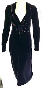 Vintage Voyage Invest In The Original 1990s Bias Cut Velvet Grunge Dress - Picture 1 of 14