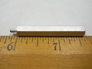 1/4" Hex x 1 5/8" Aluminum Standoff 4-40 Thread Male/Female K8410 (QTY 10 ea)C33 - Picture 1 of 3