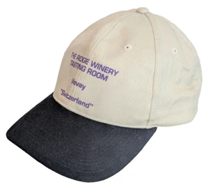 The Ridge Winery Tasting Room Vevay Switzerland Baseball Hat Cap Hook & Loop VG+ - Picture 1 of 7