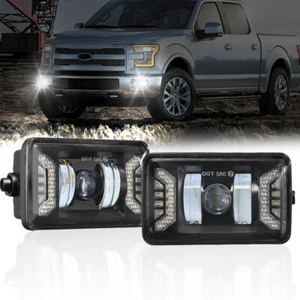 Luz antiniebla LED AUXBEAM parachoques lámpara de conducción con señal de giro DRL para Ford F150 15-20 - Imagen 1 de 12