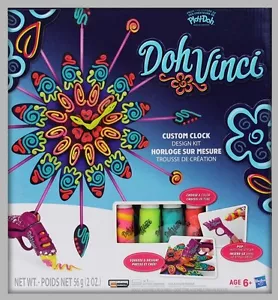 HASBRO Play Doh Doh Vinci Kit de Diseño de Reloj Personalizado, Niños Juegan Doh Regalo Juego de Artesanía - Imagen 1 de 12