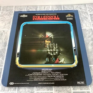 Disque vidéo Rollerball CED James Caan vintage classique science-fiction film vidéo - Photo 1/12