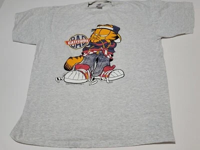 Camiseta De Colección Años 90 Garfield "Bad Catitude" Etiqueta Jerzees Adulto Talla XL Hecha en EE. UU. Foto 1 de 4