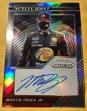 ON CARD AUTO! 2021 NASCAR Racing Prizm Spotlight Signatures Martin Truex Jr SP