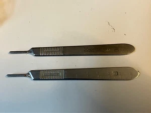 2 Chirurgische Kapelle Klinge Griffe Klingenhalter #3 - Bild 1 von 5