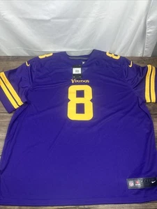 KIRK COUSINS NFL on Field Minnesota Vikings #8 NIKE Jersey Size 3XL Dri-Fit - Picture 1 of 9
