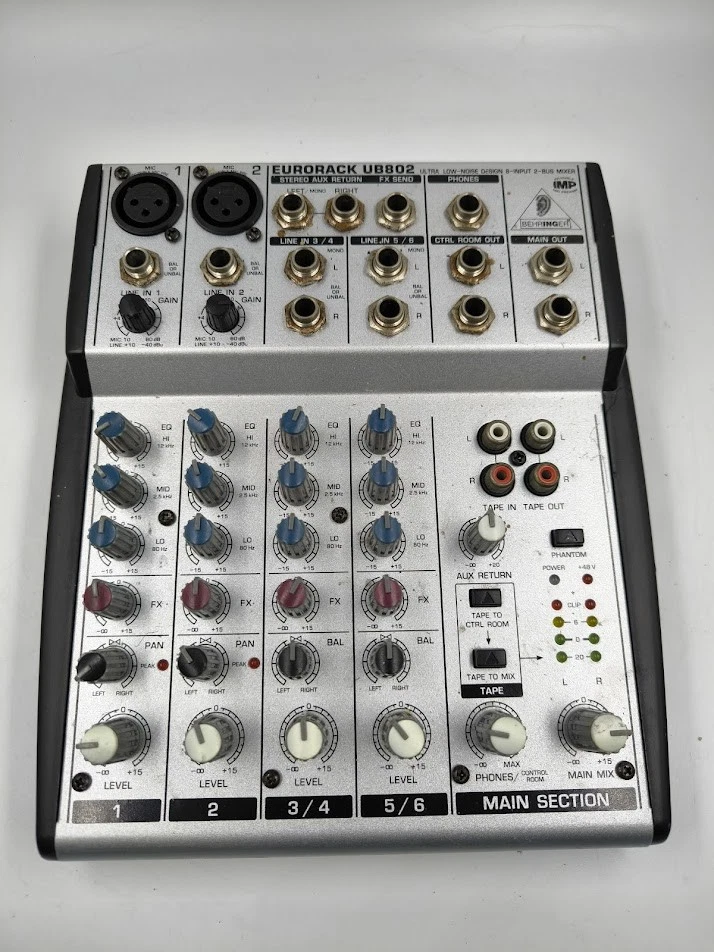 Behringer Eurorack UB802 Mixer - Untested, Cosmetic Wear - Image 1 of 4