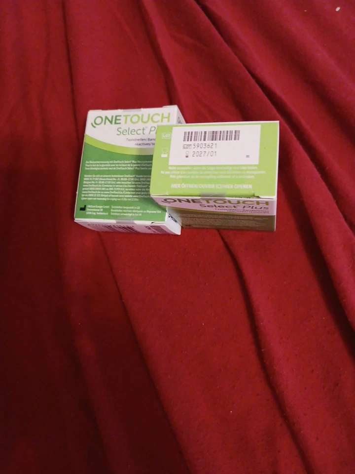 OneTouch Select Plus Blutzuckerteststreifen, 100 Stück, 2x50 Pack - Bild 1 von 1