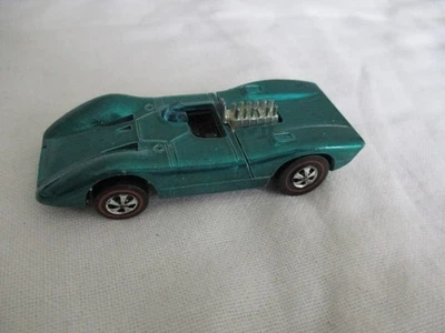 Hot Wheels 1969 Red Line Original Redline Series Ferrari 312P Aqua Blue Body - Image 1 of 4