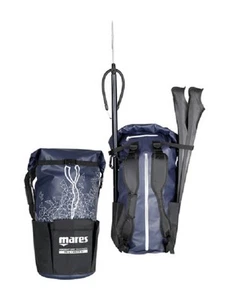 Reisetasche Ascent Dry Back Pack Mares Mit Taschen Seitlich Anschluss Flossen - Picture 1 of 5
