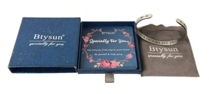 Btysun Inspirierendes Armreif Armband Silberfarben You F***ing Got This - Bild 1 von 3